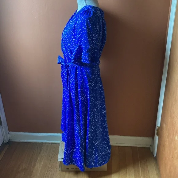 DKNY Blue Midi Dress - Picture 3 of 10